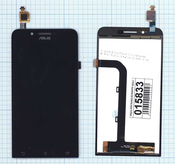 Модуль (матрица + тачскрин) для Asus ZenFone Go (ZC500TG), черный