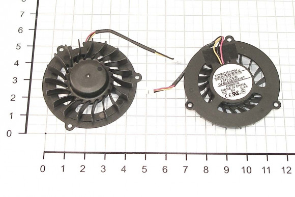 Вентилятор (кулер) для ноутбука MSI 163 EX600, PR600, VR200, VR600, VX600, LG E500 VER-1, 3-pin