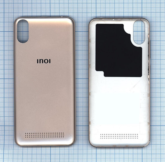 Задняя крышка корпуса для Inoi 3 Lite, золотая