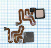 Кнопка HOME для телефона Huawei P9 Lite, G9, в сборе с механизмом и шлейфом, золотая
