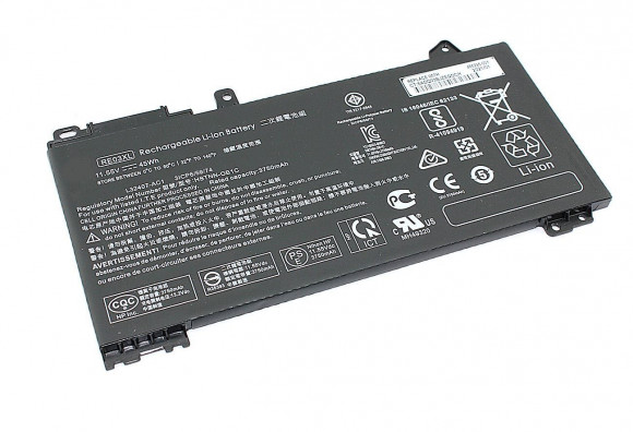 Аккумулятор (батарея) для ноутбука HP ProBook 430 G6 (RE03-3S1P) 11.55В 3500мАч черная
