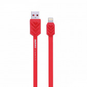 USB Дата-кабель Remax Fishbone для Apple 8-pin, 1 метр, красный