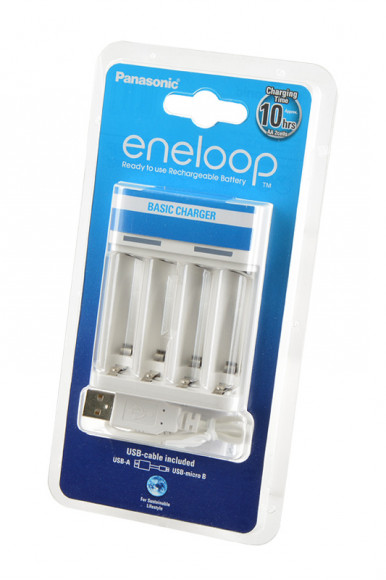 Зарядное устройство для аккумуляторов (элементов питания) Panasonic eneloop BQ-CC61USB Basic Charger BL1
