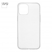 Силиконовый чехол "LP" для Apple iPhone 12 Pro Max ультратонкий, прозрачный (европакет)