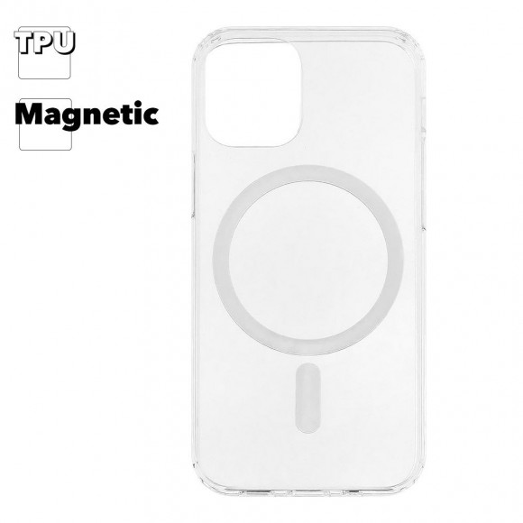 Чехол для Apple iPhone 12 Mini WK Anti-Knock Magnet Case, прозрачный