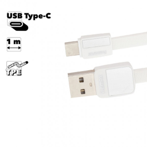 USB кабель Remax Platinum Series Cable RC-044a USB Type-C, белый