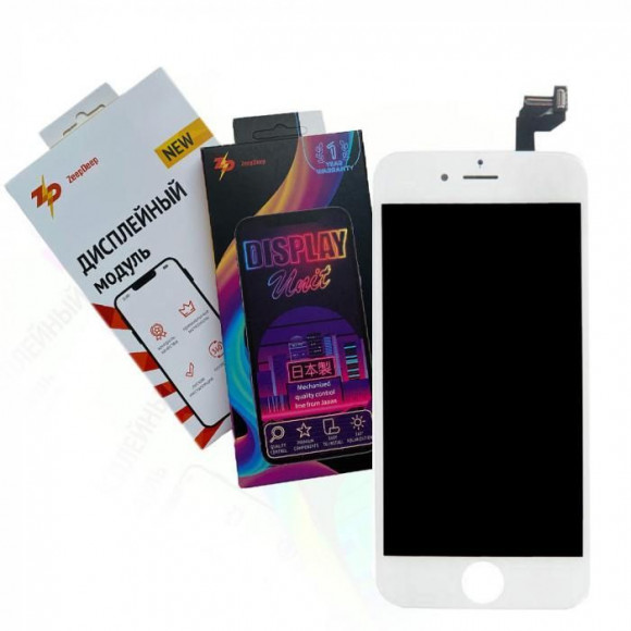 дисплей в сборе с тачскрином ZeepDeep PREMIUM для iPhone 6S, белый