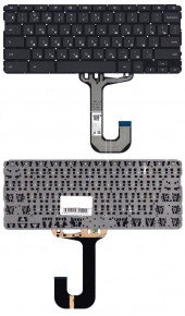 Клавиатура для ноутбука HP ChromeBook 11A-NA, черная