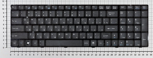 Клавиатура для ноутбука MSI A6200 CX605 CR630 CX705, черная