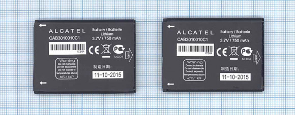 Аккумулятор (батарея) CAB3010010C1 для телефона Alcatel One Touch 108, 109, 208