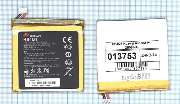 Аккумулятор (батарея) HB4Q1 для телефона Huawei Ascend P1