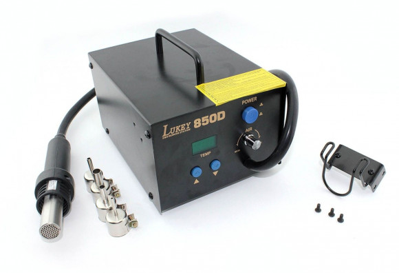 Термовоздушная паяльная станция Lukey 850D (фен)