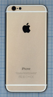 Задняя крышка для Apple iPhone 6 (4.7"), золотой Задняя крышка для Apple iPhone 6 (4.7"), золотой