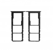 Держатель (лоток) SIM-карты для Huawei Honor 7A Pro, черный Держатель (лоток) SIM-карты для Huawei Honor 7A Pro, черный