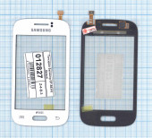 Сенсорное стекло (тачскрин) для Samsung Galaxy Young (S6310), Young Duos (S6312), белый