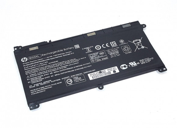 Аккумулятор (батарея) BI03XL для ноутбука HP Pavilion X360, 11.55В, 3600мАч, 41.7Вт, черная (оригинал)