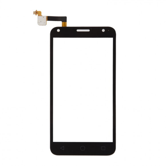Сенсорное стекло (тачскрин) для Alcatel OT5010D Pixi 4, черный