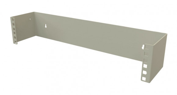 BW19-2U-110F-RAL7035 Кронштейн настенный для 19'; оборудования, высота 2U, глубина 110 мм, фиксированный, цвет серый (RAL 7035) Hyperline