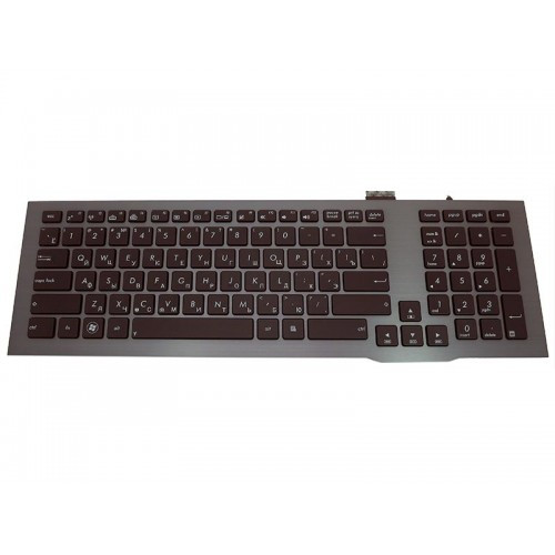 Клавиатура для ноутбука ASUS G75 G75V with numberpad. РУССКАЯ РАСКЛАДКА
