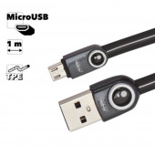 USB кабель Remax Lemen Series Cable RC-101m MicroUSB, черный USB кабель Remax Lemen Series Cable RC-101m MicroUSB, черный