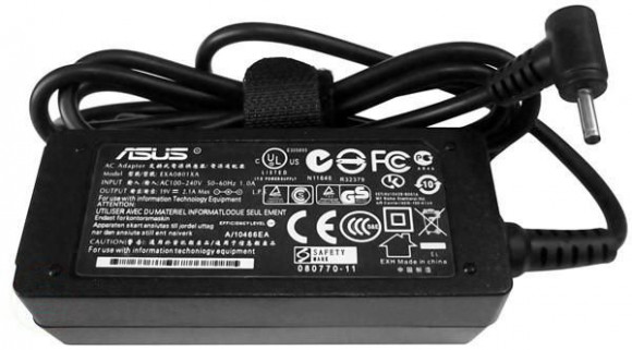 Блок питания (зарядное) для нетбуков Asus 19В, 2.1A, 2.5x0.7мм (High Copy)
