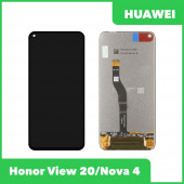 LCD дисплей для Huawei Honor View 20, Nova 4 с тачскрином (черный)