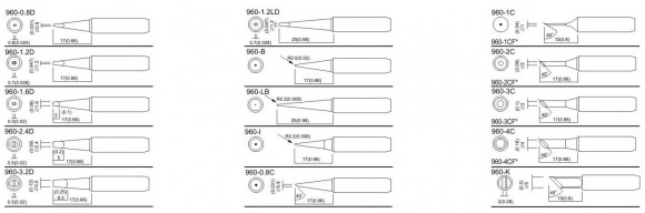 Жало для паяльника Quick QSS960-T-SK