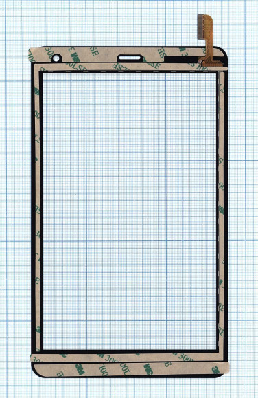 Сенсорное стекло (тачскрин) Prestigio Node E8 черное