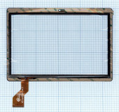 Тачскрин (сенсорное стекло) CH-1096A1-FPC276-V02 для планшета MEDIAFLY M1000, Uniscom S10, 10.1", черный