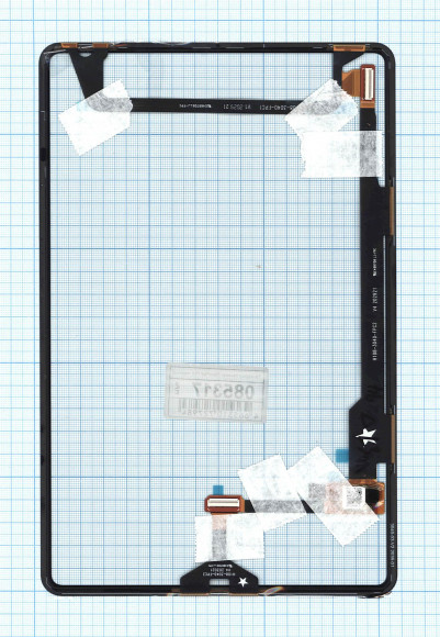 Сенсорное стекло (тачскрин) для Huawei MatePad Pro, черное