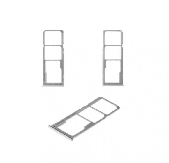 Держатель (лоток) SIM-карты для Samsung Galaxy A20 (A205F), A30 2019 (A305F), A50 2019 (A505F), A70 (A705F), белый