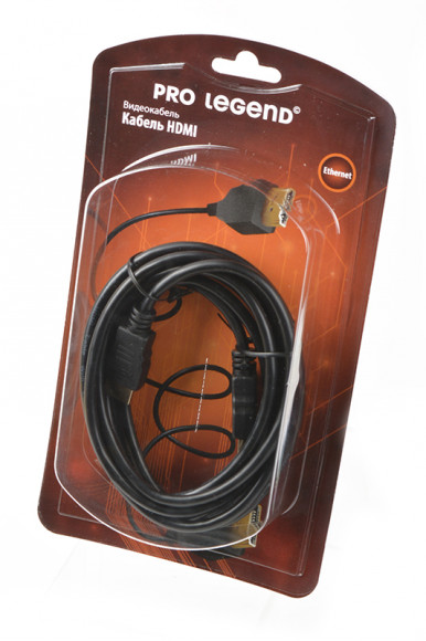 HDMI кабель Pro Legend PL1121 3m, версия 2.0, 3D, Ethernet, 4K