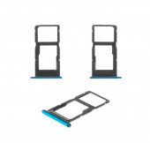 Держатель (лоток) SIM-карты для Huawei Honor 10 Lite, P Smart 2019, зеленый Держатель (лоток) SIM-карты для Huawei Honor 10 Lite, P Smart 2019, зеленый