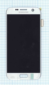 Дисплей для Samsung Galaxy S7 SM-G930F серебристый