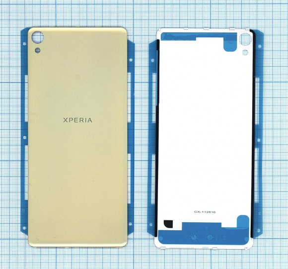Задняя крышка корпуса для Sony Xperia XA (F3115, F3112, F3116), золотая