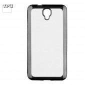 Чехол силиконовый "LP" для Alcatel ONE TOUCH Idol 2 TPU (прозрачный с черной хром рамкой) Чехол силиконовый "LP" для Alcatel ONE TOUCH Idol 2 TPU (прозрачный с черной хром рамкой)