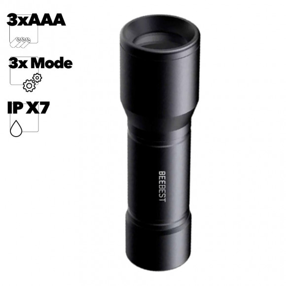 Фонарик Xiaomi Beebest Portable Flashlight ZIM F1 (черный)