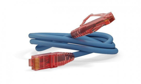 PC-LPM-UTP-RJ45-RJ45-C5e-0.3M-LSZH-BL Патч-корд U/UTP, Cat.5e, LSZH, 0.3 м, синий Hyperline