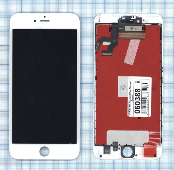 Дисплей для Apple iPhone 6S Plus в сборе с тачскрином (Tianma), белый