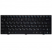 Клавиатура для ноутбука Asus EeePC 1000, 1000HG, 1000HD, 1000H, 1000HA, 1000HE, 1002HA черная, рамка черная Клавиатура для ноутбука Asus EeePC 1000, 1000HG, 1000HD, 1000H, 1000HA, 1000HE, 1002HA черная, рамка черная
