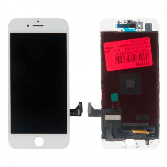 дисплей в сборе с тачскрином ZeepDeep PREMIUM для iPhone 7, белый + прокладка-абсорбер дисплей в сборе с тачскрином ZeepDeep PREMIUM для iPhone 7, белый + прокладка-абсорбер