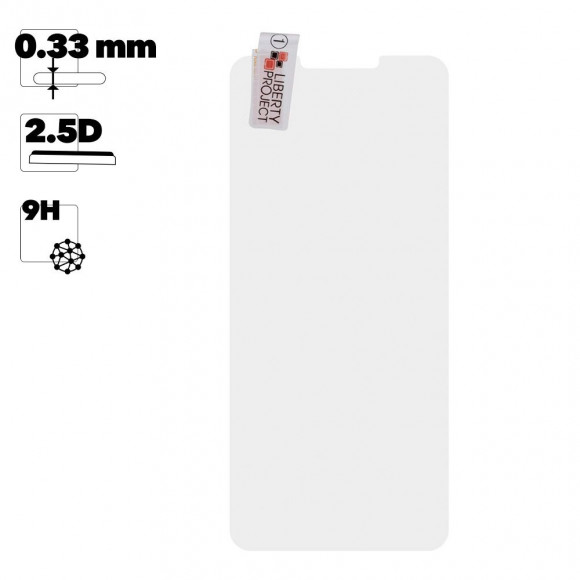 Защитное стекло "LP" для Asus ZenFone Max M2 (ZB632KL) 0.33 мм, 2.5D, 9H (ударопрочное)