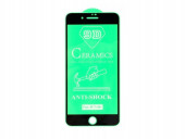 Защитное стекло керамическое для Apple iPhone 7 Plus, 8 Plus, черный (Vixion)