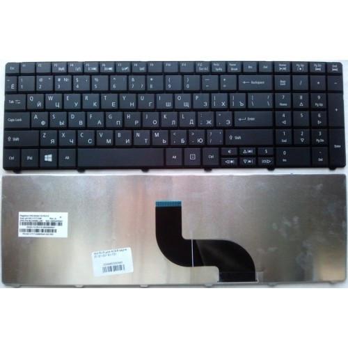 Клавиатура для ноутбука ACER aspire E1 E1-531 E1-731. РУССКАЯ РАСКЛАДКА Клавиатура для ноутбука ACER aspire E1 E1-531 E1-731. РУССКАЯ РАСКЛАДКА