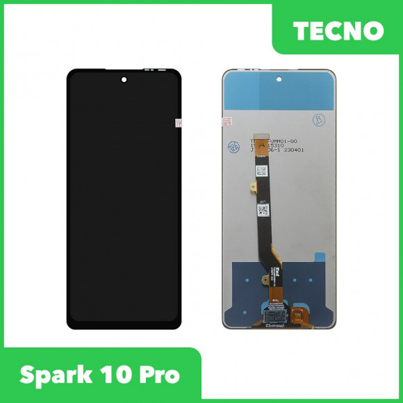 LCD дисплей для Tecno Spark 10 Pro в сборе с тачскрином (черный)