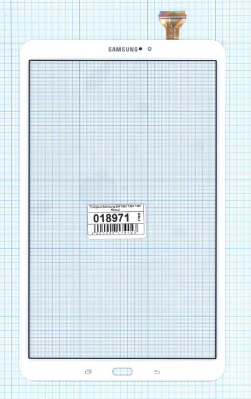Сенсорное стекло (тачскрин) для Samsung Galaxy Tab A 10.1 SM-T580/T585/T587, белое