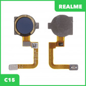 Шлейф для Realme C15 сканер отпечатка пальцев (синий) Шлейф для Realme C15 сканер отпечатка пальцев (синий)