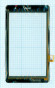 Тачскрин (сенсорное стекло) RS7F299D-V2.0 для планшета Oysters T7X 3G, 7", черный