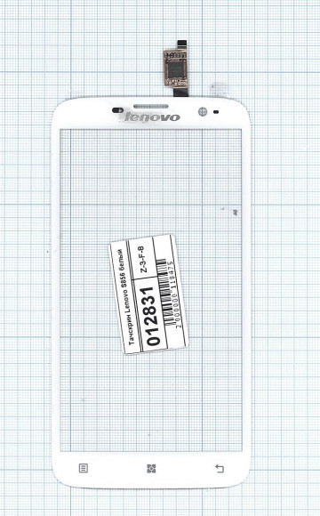 Сенсорное стекло (тачскрин) для Lenovo S856, белый