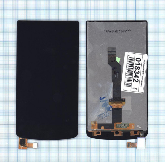 Модуль (матрица + тачскрин) для Oppo N1 Mini, черный